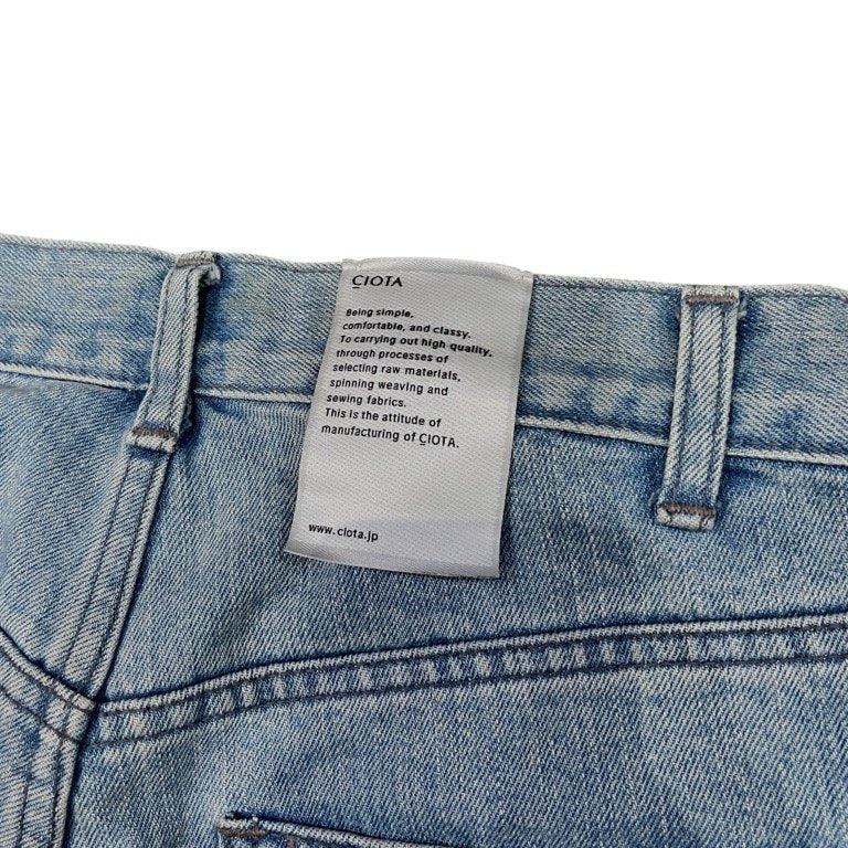 CIOTA スビンコットン 13,5oz バギーデニムパンツ Baggy 5 Pocket Pants ジーンズ シオタ メンズ