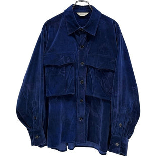 JieDa 20AW VELVET OVER SHIRT ベルベットオーバーサイズシャツ ブラウス トップス ジャケット 定価41,800円 ジエダ メンズ