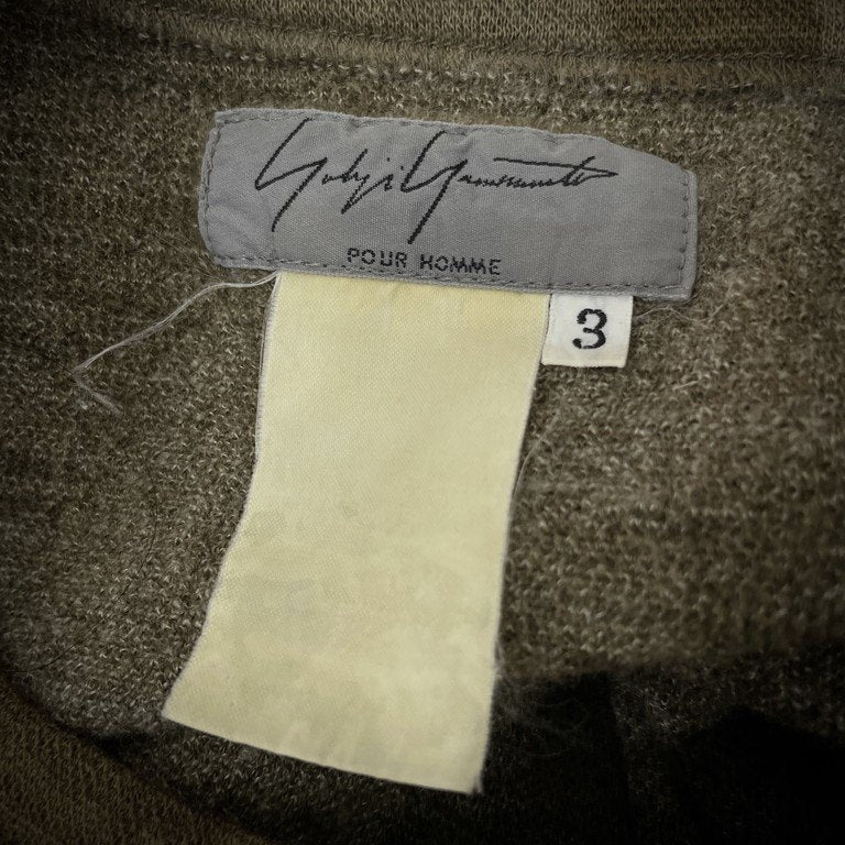 Yohji Yamamoto Pour Homme 02AW カモフラージュオーバーサイズニットセーター カットソー Tシャツ トップス Archive 女優期 迷彩柄 ヨウジヤマモトプールオム メンズ