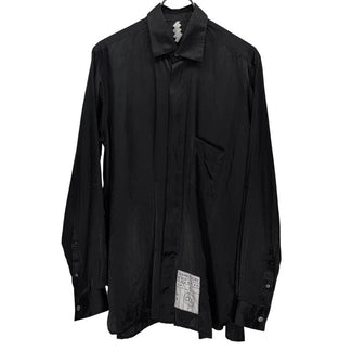 SOSHIOTSUKI KIMONO BREASTED SHIRTS コットンシルクサテンキモノブレステッドシャツ ブラウス トップス ソウシオオツキ メンズ