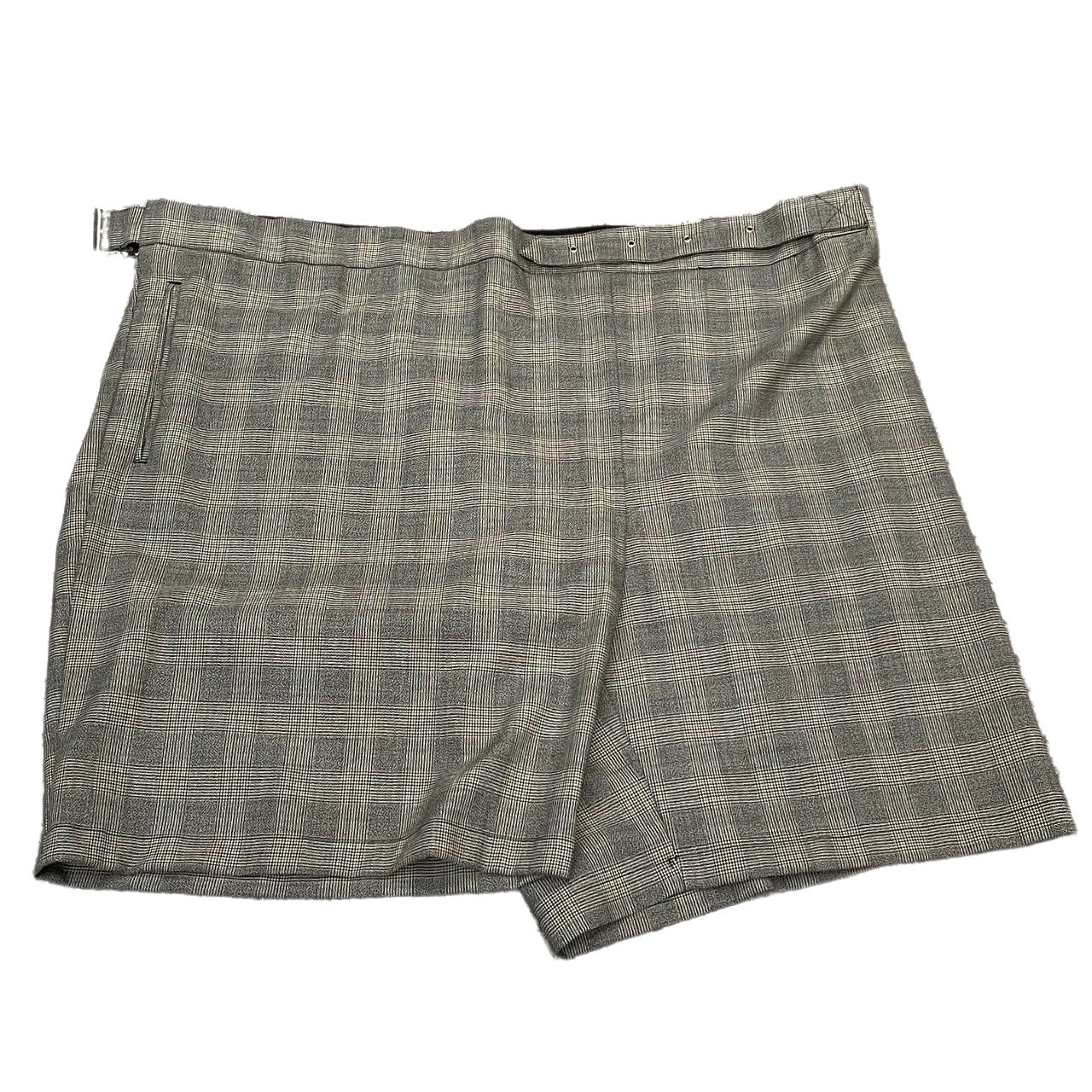 FACETASM 23SS CHECK WRAP PANTS グレンチェックラップデザインハーフパンツ ショーツ ファセッタズム メンズ