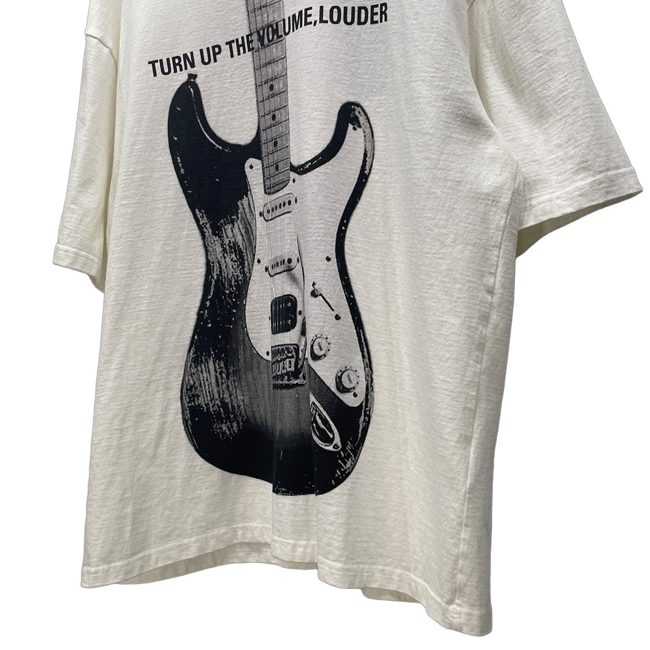 TALKING ABOUT THE ABSTRACTION 25SS SMOUDGE T-SHIRT バッククロス刺繍ギタープリントTシャツ カットソー Tee T-shirt トップス 未使用タグ付き NPT-T-007 定価24,200円 TATA トーキングアバウト ジ アブストラクション