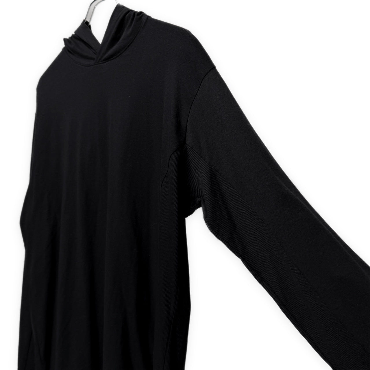Y's for men 25AW 天竺脇下リブ切り替えプルオーバーフーディ パーカー トップス カットソー Tシャツ Yohji Yamamoto Pour Homme ヨウジヤマモトプールオム ワイズフォーメン メンズ