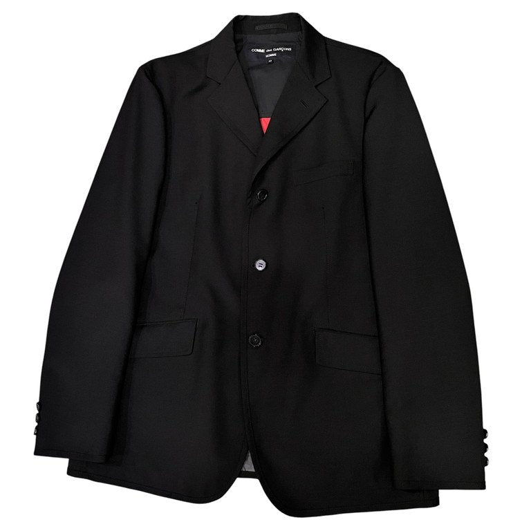 COMME des GARCONS HOMME 20SS ウールトロピカルリバーシブル3Bテーラードジャケット ブレザー ブルゾン コート アウター コムデギャルソンオム メンズ