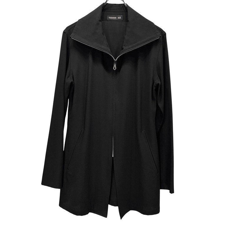 YASUSHI DOI ウールギャバジンジップアップハイネックロングジャケット Archive 90s 忍者 ニンジャ NINJA ブルゾン コート アウター ヤスシドイ メンズ レディース ユニセックス