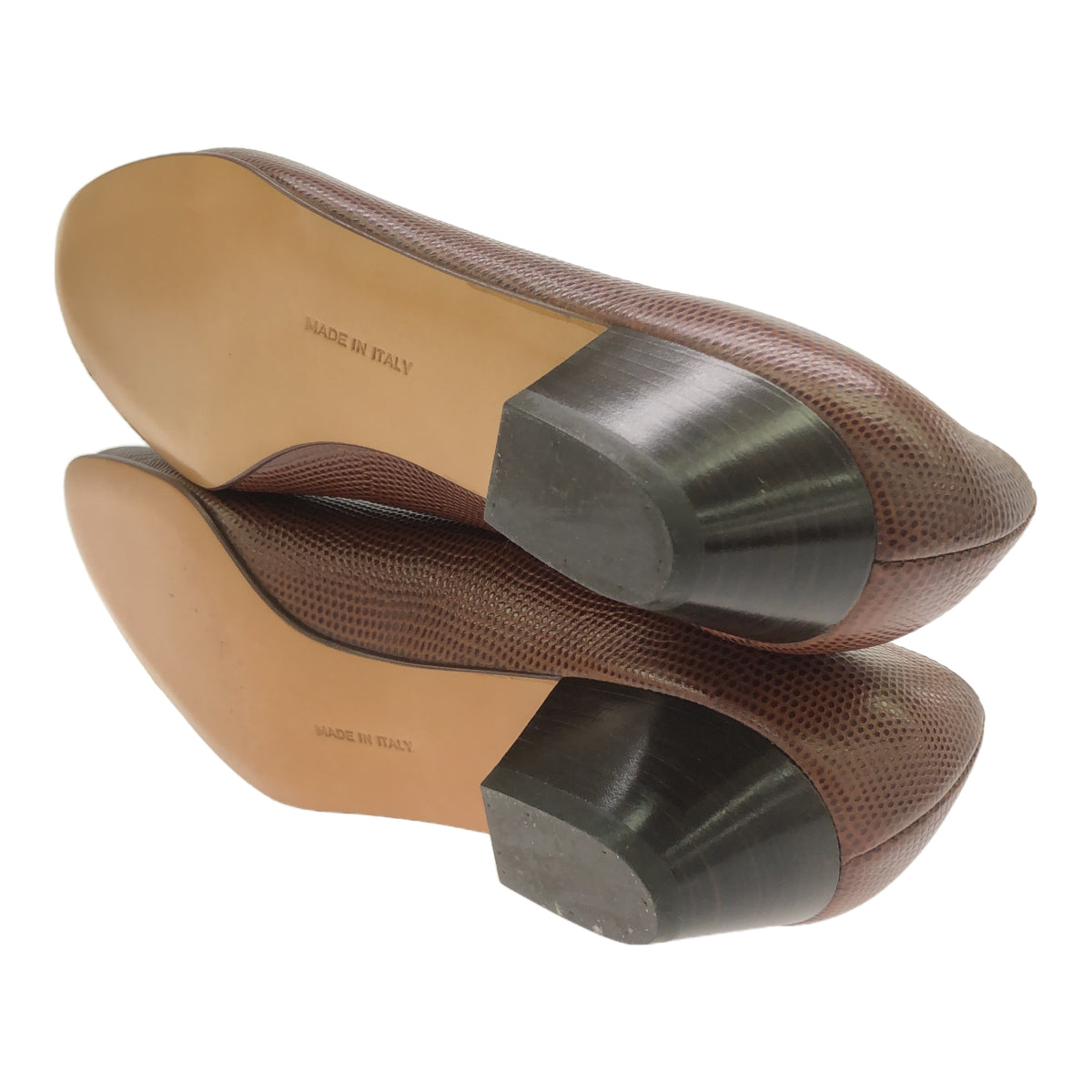 Salvatore Ferragamo Salvatore Ferragamo ヴァラ 型押しパンプス 7C