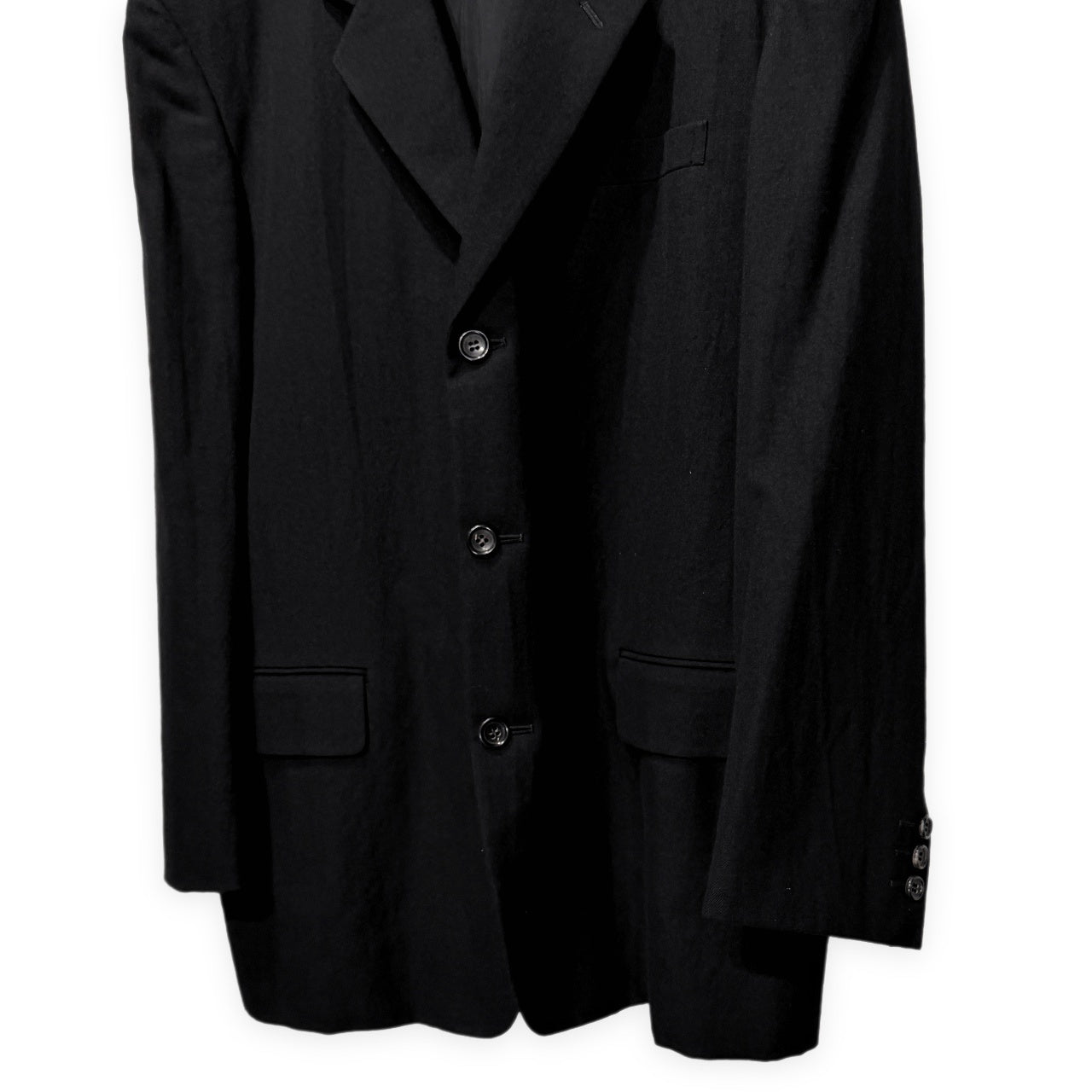 COMME des GARCONS HOMME 92AW ウールノッチドラペル3Bテーラードジャケット ブレザー ブルゾン コート アウター Archive 田中オム コムデギャルソンオム メンズ