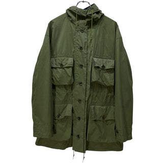 Nigel Cabourn 19SS SWEDISH PARKA TASLAN NYLON VEGETABLE DYE 撥水加工タスランナイロンスウェディッシュパーカー ミリタリージャケット ブルゾン アウター ナイジェルケーボン メンズ