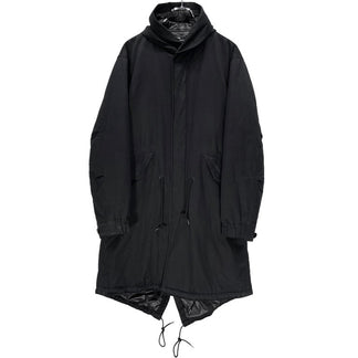 S'YTE Yohji Yamamoto 18AW Cotton Twill Padded Mods Coat コットンツイルフーデッド中綿モッズコート ジャケット ブルゾン アウター