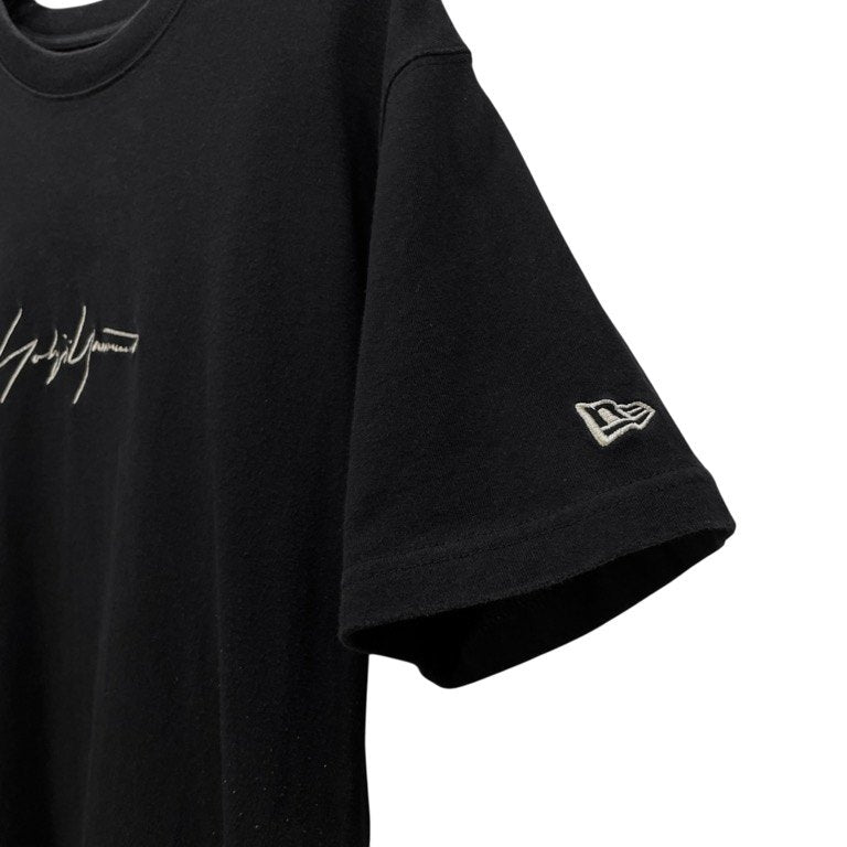 Yohji Yamamoto Pour Homme 18SS NEW ERA TEE ロゴ刺繍クルーネック半袖Tシャツ カットソー T-shirt トップス ヨウジヤマモトプールオム メンズ