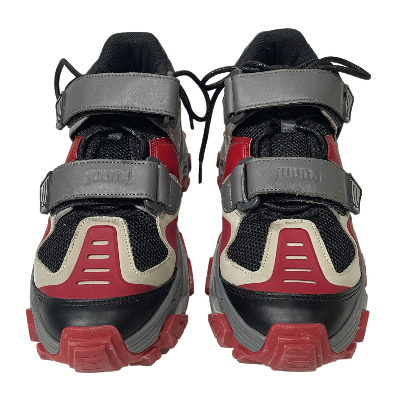 Juun.J 23AW Extended Trainer Shoes アタッチメントパーツボリュームソールスニーカー シューズ 靴 クツ レッグカバー 厚底 ダッドスニーカー 定価95,700円 ジュンジー メンズ