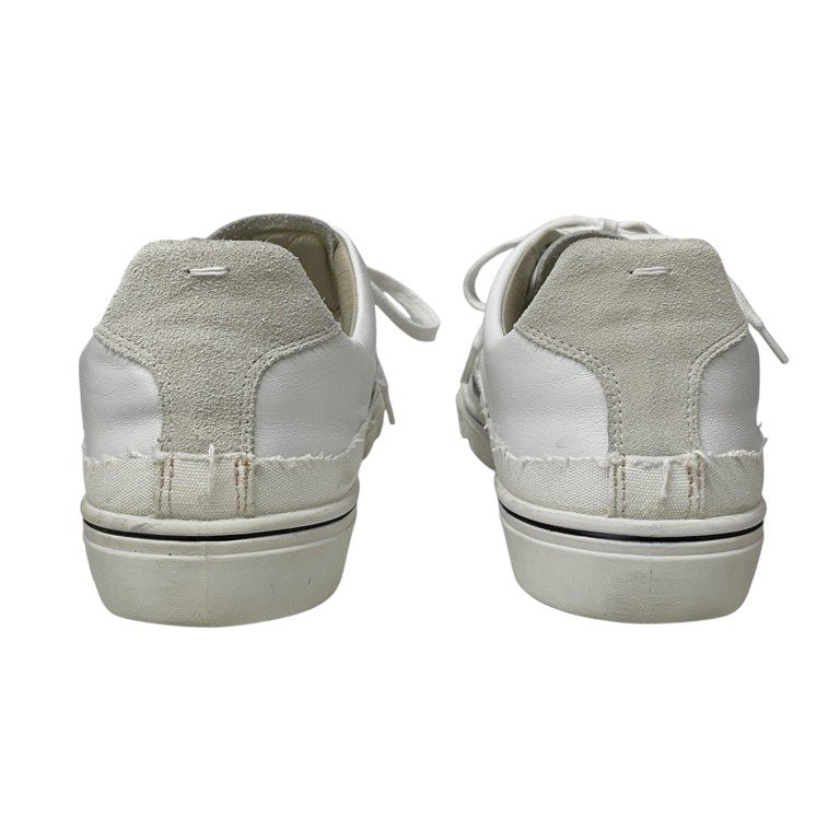 Maison Margiela 22 23SS NEW EVOLUTION LOW ニューエボリューション キャンバスカットアウトカーフレザーローカットスニーカー シューズ 靴 クツ 定価122,100円 S57WS0391 P5063 メゾンマルジェラ メンズ