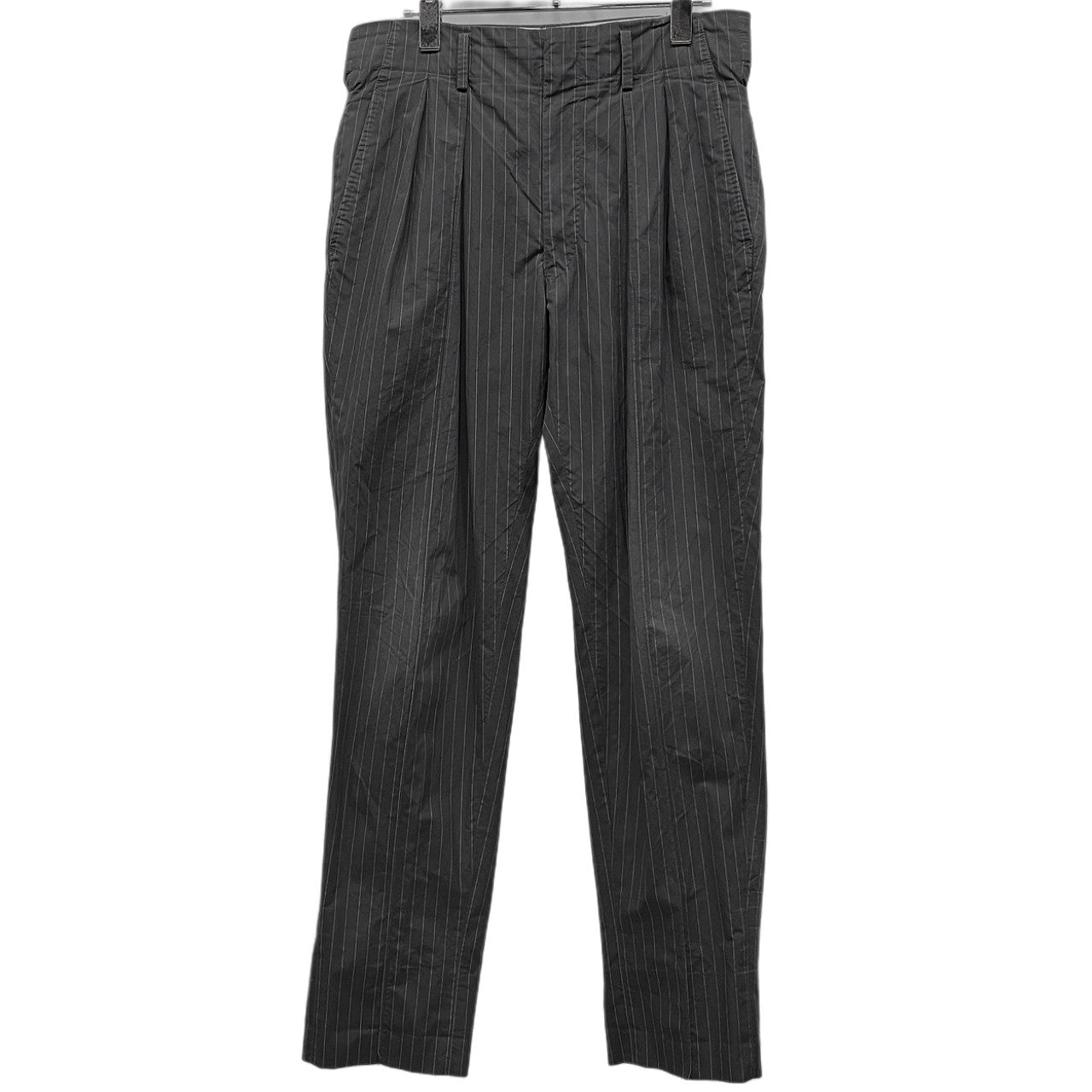 RAINMAKER KYOTO 16SS STRIPE 2-TUCK TROUSERS コットンストライプ2タックパンツ ボトムス レインメーカー メンズ