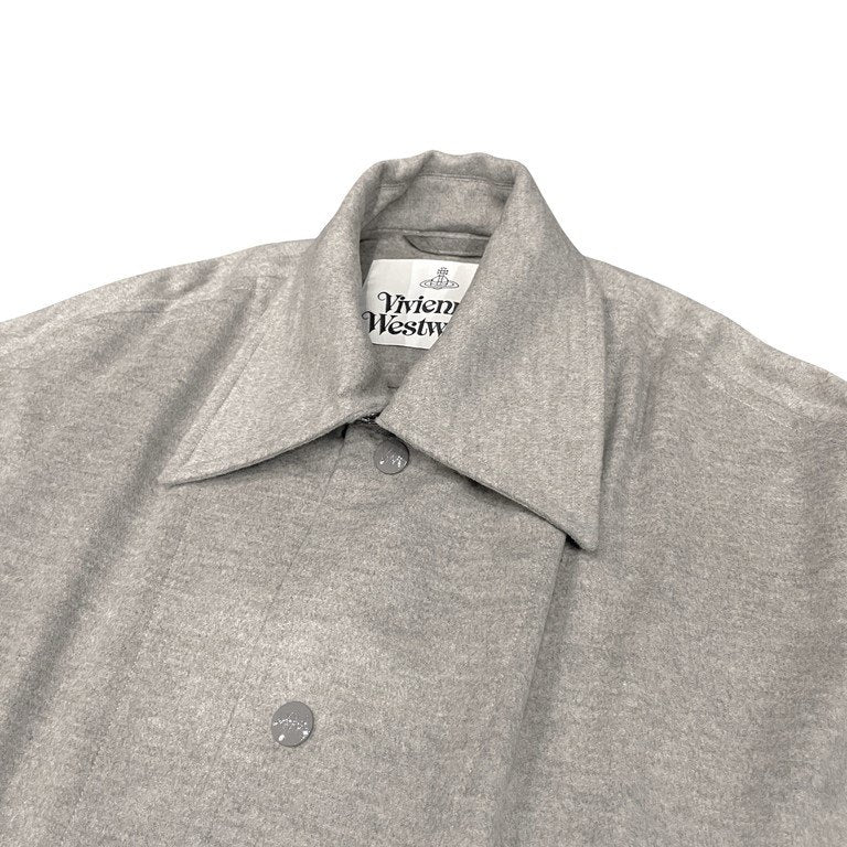 Vivienne Westwood 23AW サークルシルエットウールオーバーサイズポンチョ マント ケープ ドルマン 変形 コート ジャケット ブルゾン アウター ヴィヴィアンウエストウッド マン メンズ レディース ユニセックス