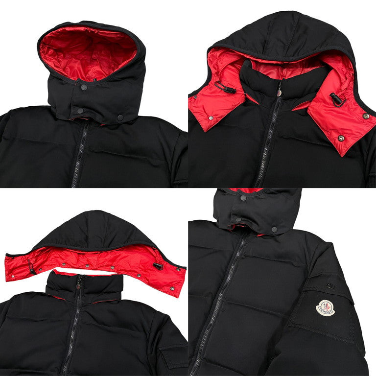 JUNYA WATANABE COMME des GARCONS MAN × MONCLER 05AW ウールギャバジンフーデッドダウンジャケット コート ブルゾン アウター フード 脱着 ジュンヤワタナベ コムデギャルソン マン モンクレール メンズ
