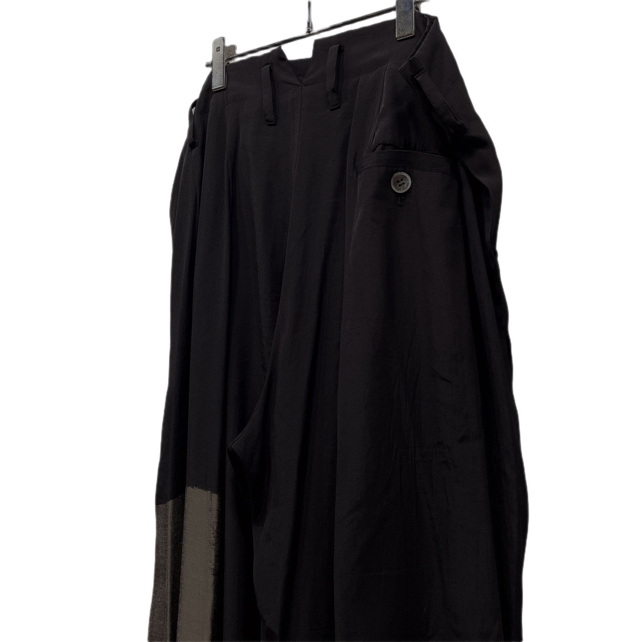 Y's 脱色加工ワイドクロップドパンツ ボトムス ブリーチ加工 Yohji Yamamoto Femme ワイズ ヨウジヤマモト レディース メンズ ユニセックス