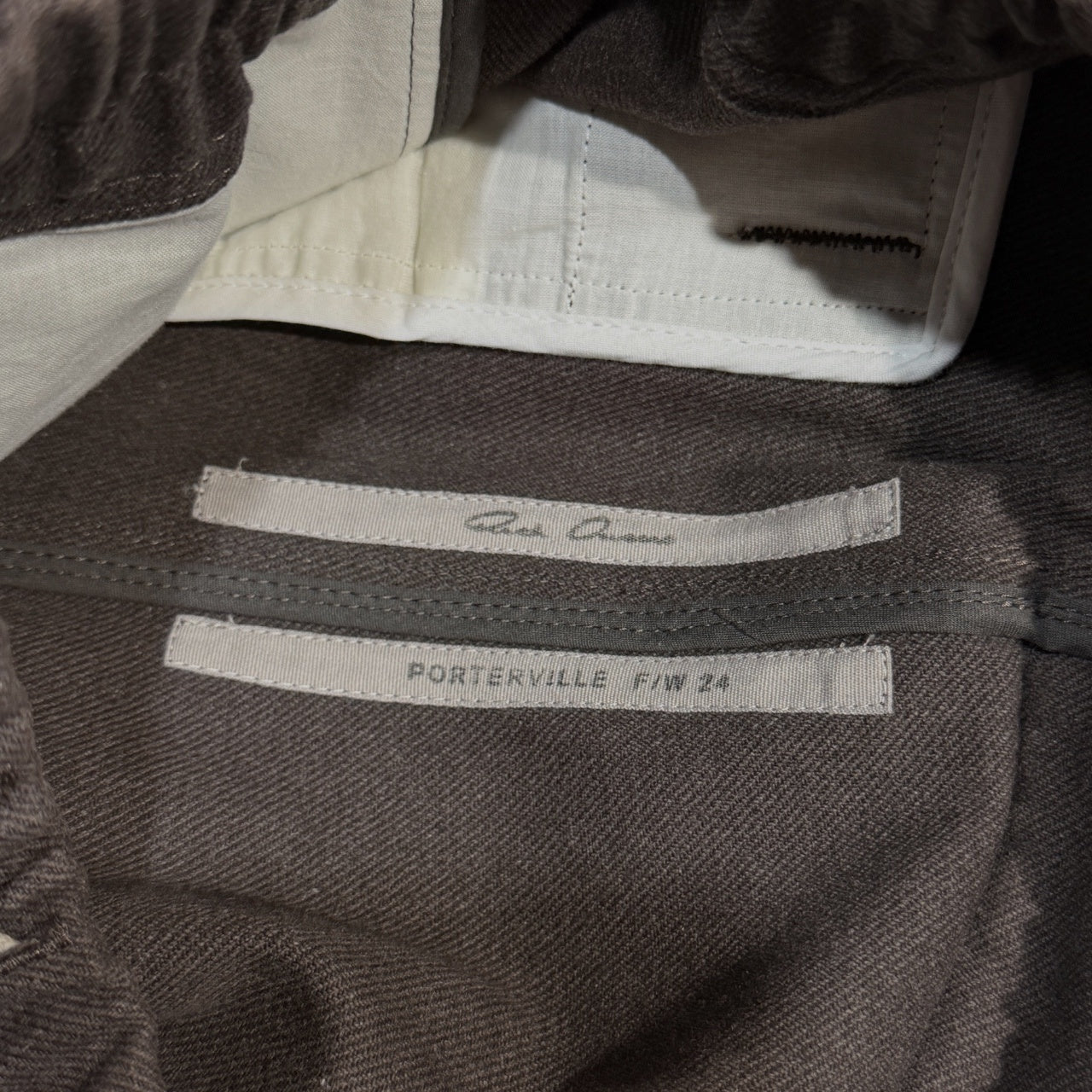 Rick Owens 24AW WIDE BELA PANTS ラバー装飾パッチワークポケットカットオフワイドベラパンツ ワイド フレア ボトムス RR02D6307-CTWWTY リックオウエンス メンズ