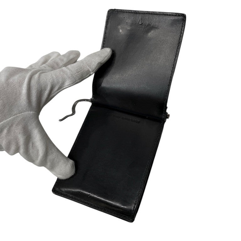 Maison Margiela 11 マネークリップ付きカーフレザーコンパクトウォレット 二つ折り財布 カードケース 小物 服飾雑貨 メゾンマルジェラ メンズ レディース ユニセックス