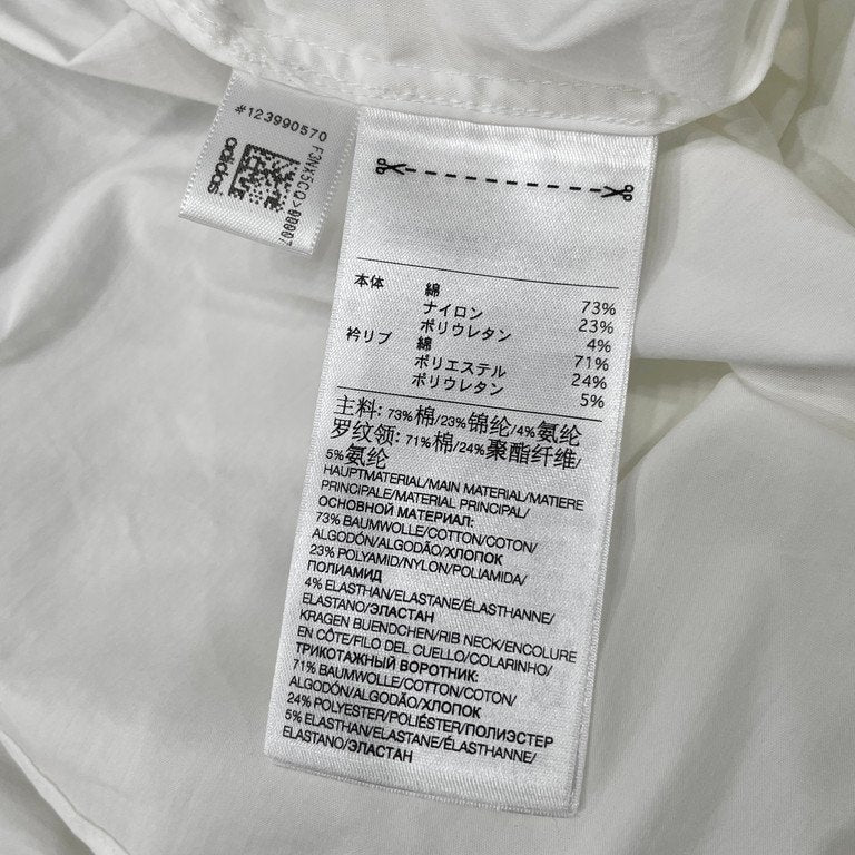 Y-3 20SS M SWM WOVEN POLO ブロード切替プルオーバーツートーンジップシャツ 半袖 トップス ブラウス Yohji Yamamoto adidas ヨウジヤマモト アディダス ワイスリー メンズ レディース ユニセックス