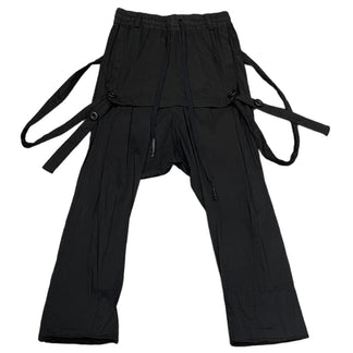 A.F ARTEFACT ストレッチリネンレーヨンオーバーオールサルエルパンツ サスペンダー ボトムス エーエフ アーティファクト メンズ