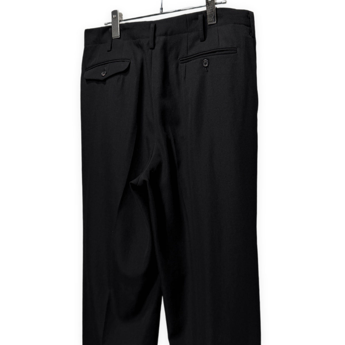 Y's for men ウールギャバジン2タックワイドテーパードスラックス パンツ トラウザーズ Archive 90s Yohji Yamamoto Pour Homme ヨウジヤマモトプールオム ワイズフォーメン メンズ