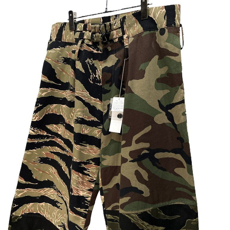 S'YTE Yohji Yamamoto 20SS マルチカモフラージュパッチワークハイウエストミリタリーワイドパンツ ボトムス 迷彩 未使用タグ付き サイト ヨウジヤマモト メンズ レディース ユニセックス