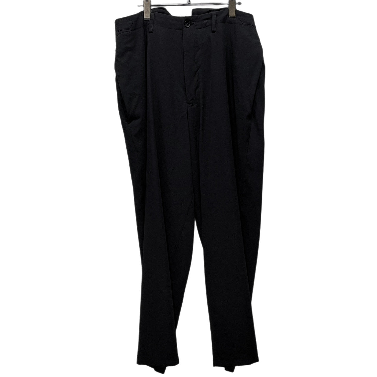 Yohji Yamamoto Pour Homme 22AW ウールギャバジンサイドアジャスターサスペンダーボタンワイドテーパードパンツ 脇隠しPコールテンSP ボトムス スラックス 定価77,000円 ヨウジヤマモトプールオム メンズ