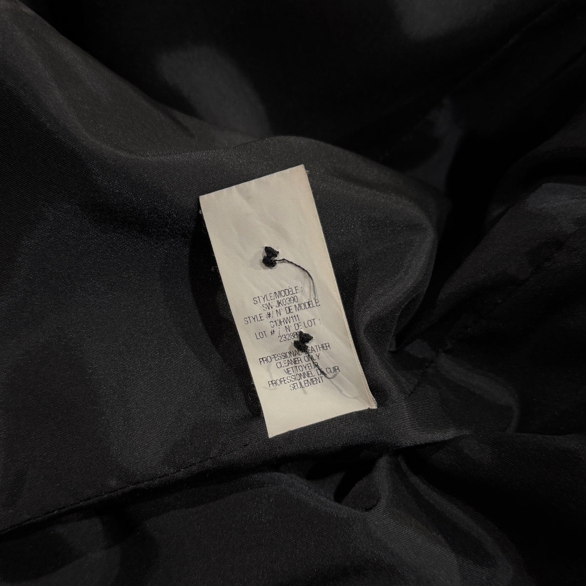 HELMUT LANG ジャガードレザー切り替えノーカラーショートジャケット アウター トップス Archive ヘルムートラング レディース