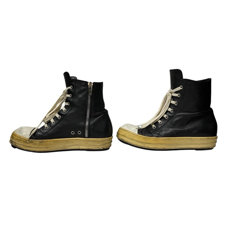 Rick Owens 15AW Ramones sneakers ラモーンズスニーカー 靴 シューズ  ハイカット レザー size 41 リックオウエンス メンズ