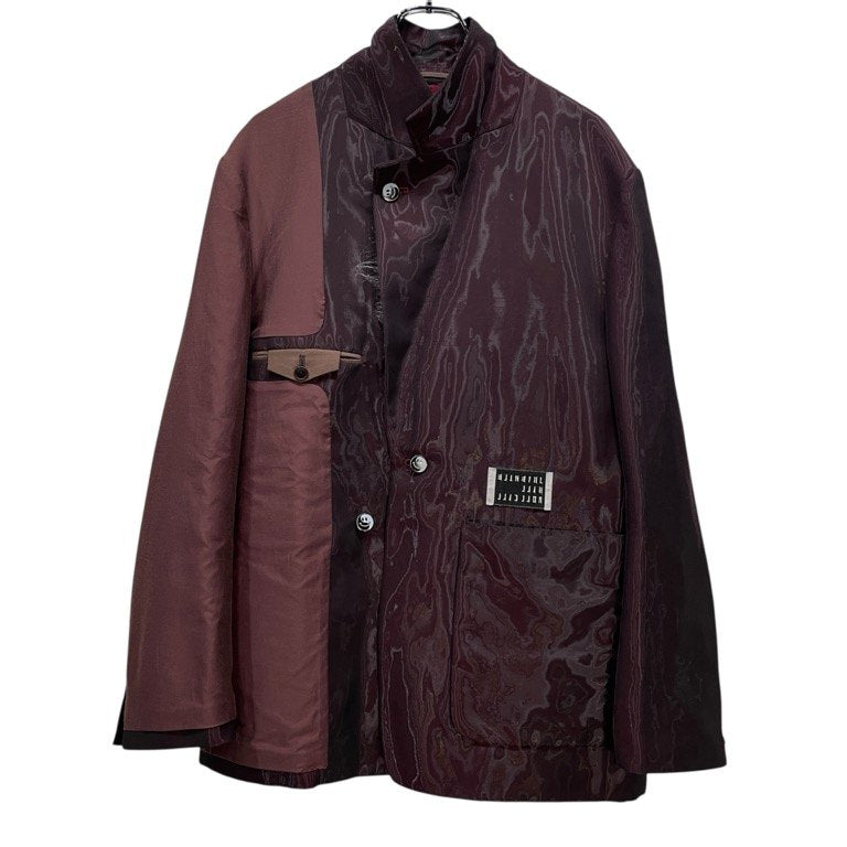 JUVENILE HALL ROLLCALL インサイドアウトアシンメトリーテーラードジャケット 切替 ブルゾン アウター ジュベナイルホールロールコール メンズ