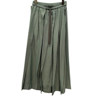 Vivienne Westwood RED LABEL 21SS タックプリーツサイドスリットイージーロングスカート パンツ ボトムス ドローストリング ヴィヴィアンウエストウッド レッドレーベル レディース