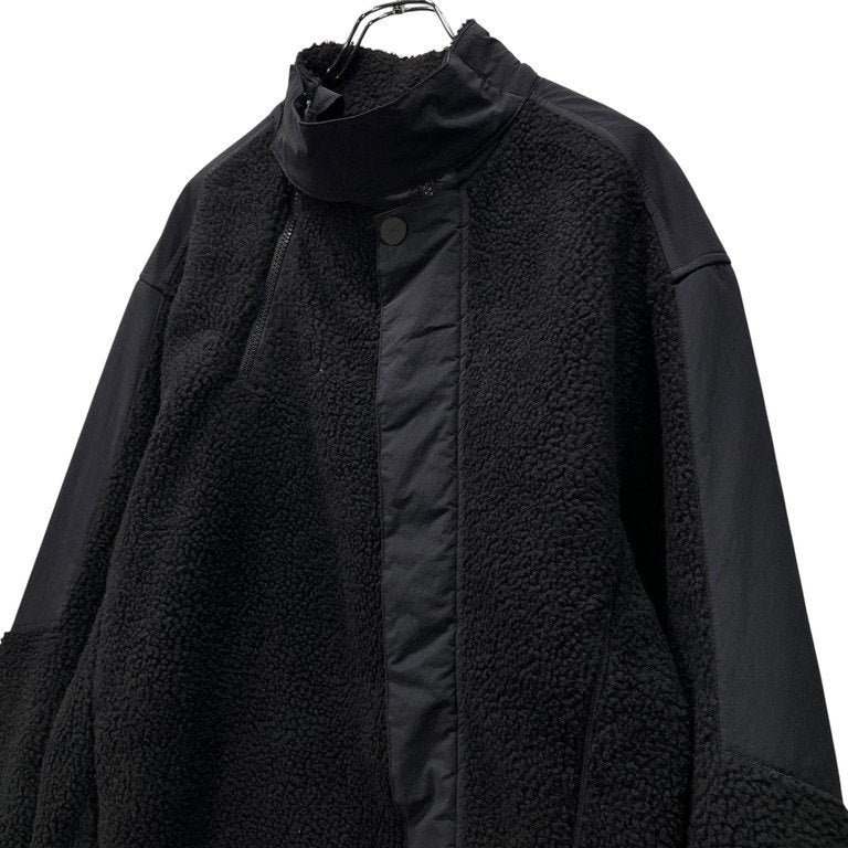A-COLD-WALL 21AW BIAS FLEECE JACKET バイアスダブルジップ切替フリースジャケット ボア ブルゾン アウター 定価96,830円 ア コールドウォール メンズ