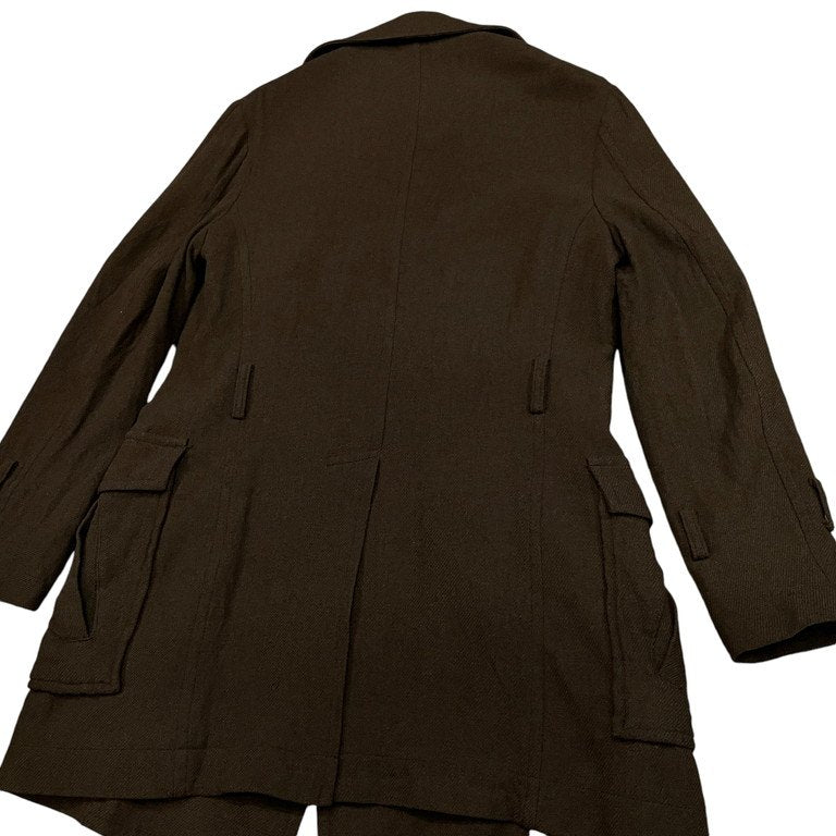 Y's for men ウールツイード6ポケットミリタリーコート Archive ジャケット ブルゾン アウター Yohji Yamamoto Pour Homme ヨウジヤマモトプールオム ワイズフォーメン メンズ