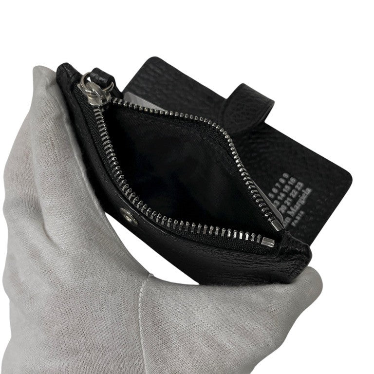 Maison Margiela 11 24AW グレインレザー カード&コインケース ミニウォレット 二つ折り財布 コンパクト SA1VX0019 P4455 T8013 小物 服飾雑貨 メゾンマルジェラ メンズ レディース ユニセックス