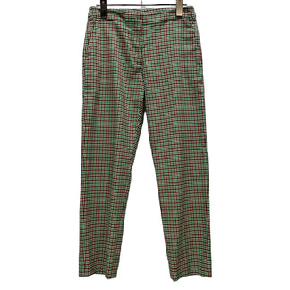 DRIES VAN NOTEN ストレッチコットンチェックテーパードパンツ Archive ボトムス ドリスヴァンノッテン レディース