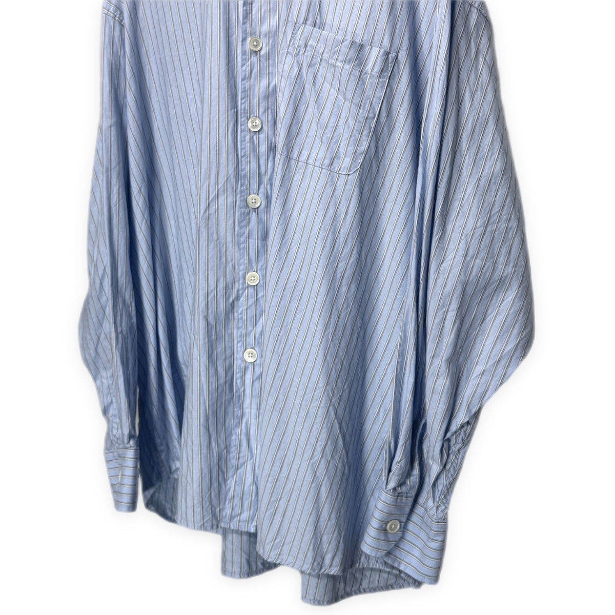 OUR LEGACY 24AW BORROWED SHIRT BIG DADDY STRIPE OXFORD ストライプコットンオックスフォードオーバーサイズシャツ ブラウス トップス M4242BBD アワーレガシー メンズ