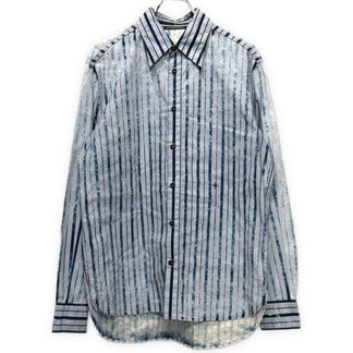 STONE ISLAND DENIMS 03SS ブリーチストライプレギュラーカラーシャツ ブラウス トップス Archive ストーンアイランド デニムス メンズ