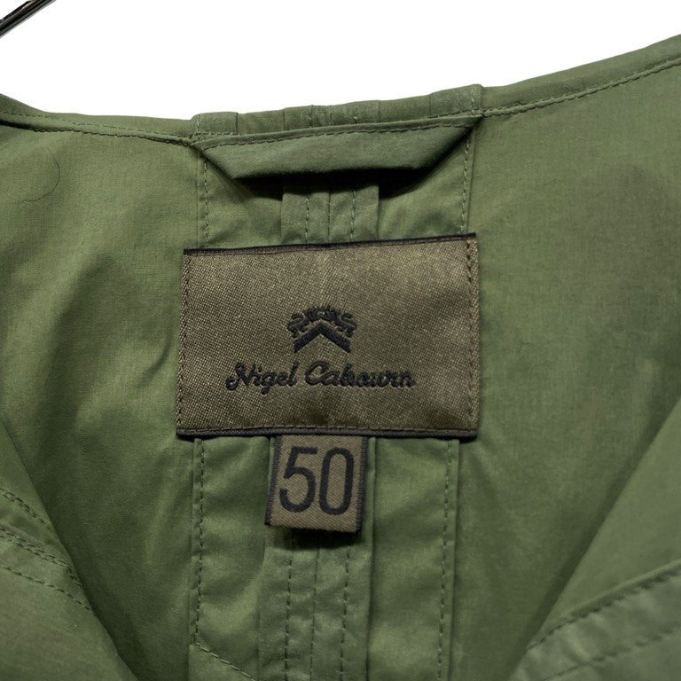 Nigel Cabourn 19SS SWEDISH PARKA TASLAN NYLON VEGETABLE DYE 撥水加工タスランナイロンスウェディッシュパーカー ミリタリージャケット ブルゾン アウター ナイジェルケーボン メンズ