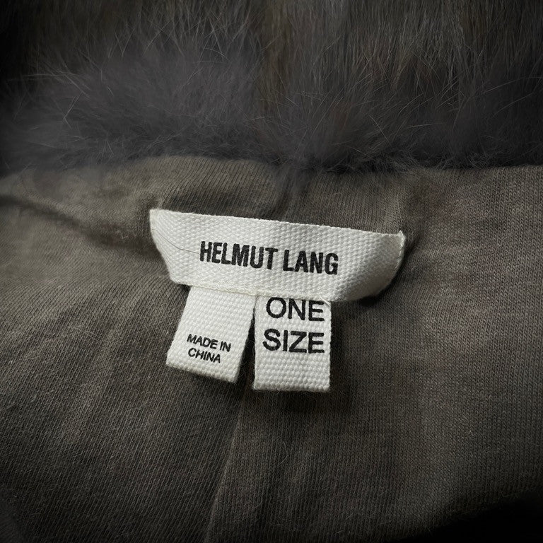 HELMUT LANG ラビットファーボリュームスヌード ネックウォーマー マフラー 服飾雑貨 ヘルムートラング レディース