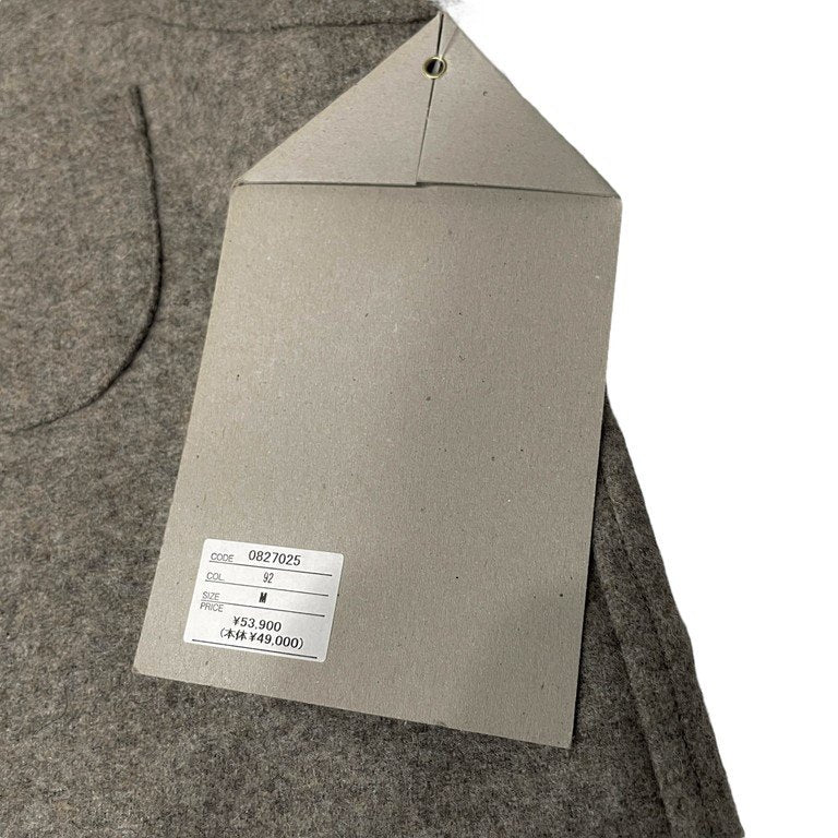 FRANK LEDER 圧縮ウールVネックヘムラインプルオーバーポケットベスト ノースリーブ トップス ジャケット アウター タグ付き 定価53,900円 フランクリーダー メンズ