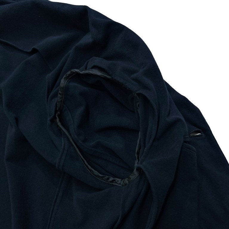 Yohji Yamamoto Pour Homme 84AW or 85SS コットン天竺ダブルブレストテーラードハーフコート ジャケット Archive 80s 90s 最初期 超希少 レア ファーストコレクション ヨウジヤマモトプールオム メンズ