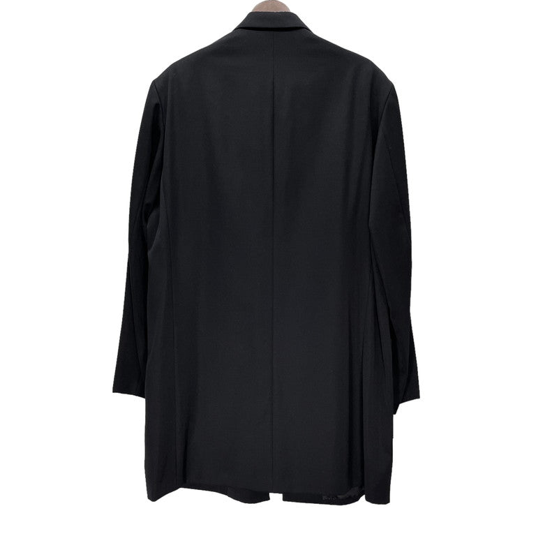 Yohji Yamamoto Pour Homme 99AW ウールギャバジンボタンレスロングテーラードジャケット LOOK4 ジプシー期 Archive 90s ヨウジヤマモトプールオム メンズ