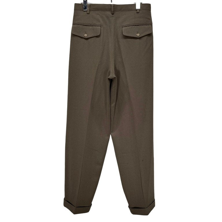 Y's for men オールドギャバジンボックスプリーツダブルテーパードパンツ スラックス トラウザーズ Archive 80s 90s Yohji Yamamoto Pour Homme ヨウジヤマモトプールオム ワイズフォーメン メンズ