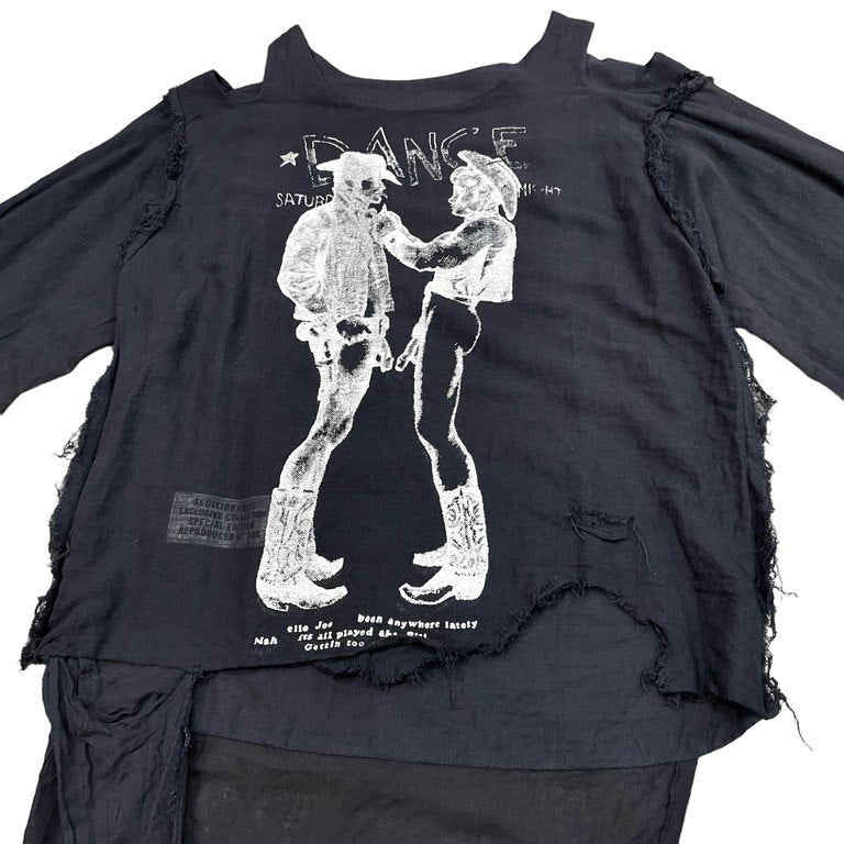 SEDITIONARIES by 666 COWBOYS DANCE MUSLIN TOP GAUZE SHIRT カウボーイモスリントップガーゼシャツ