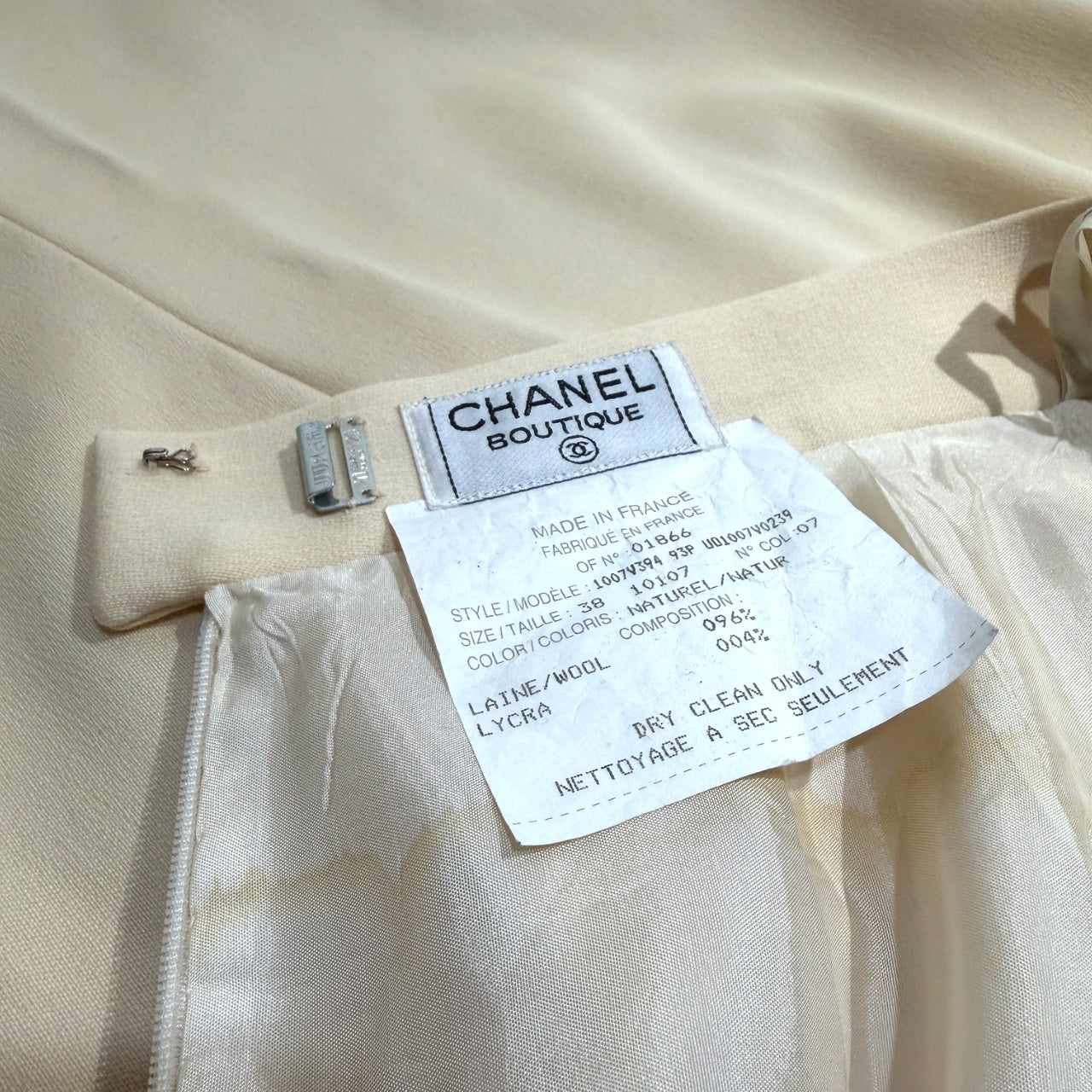 CHANEL CHANEL タイトスカート 38