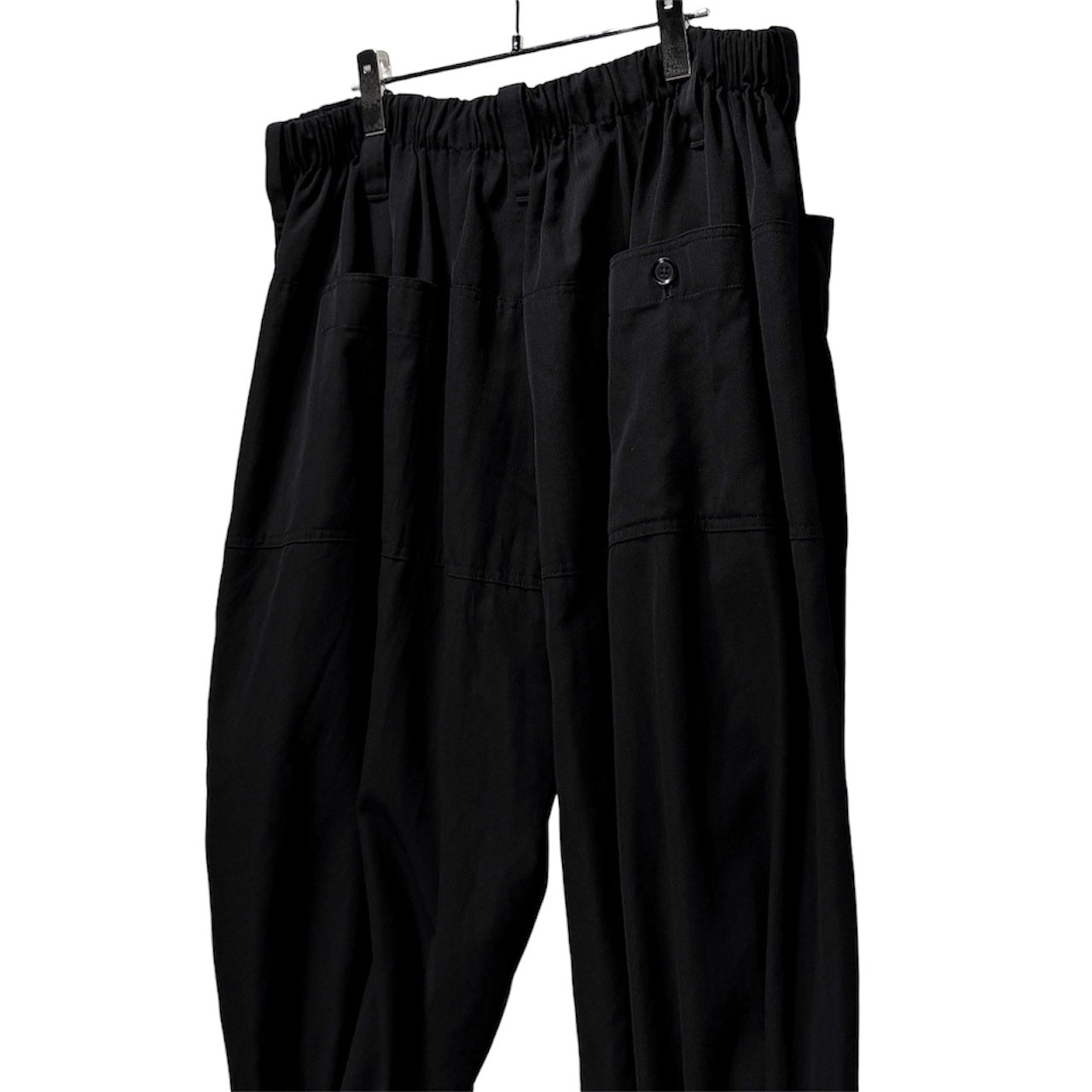 Yohji Yamamoto Pour Homme 13SS ウールギャバジン立体ポケットバルーンパンツ ボトムス Archive HX-P47-100 ヨウジヤマモトプールオム メンズ