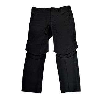 COMME des GARCONS HOMME PLUS 16SS ポリエステル縮絨ブロークンカッティングパンツ スラックス トラウザーズ Broken Tailoring ブロークンテーラリング期 Archive ダメージ ポリ縮 スラッシュ コムデギャルソンオムプリュス