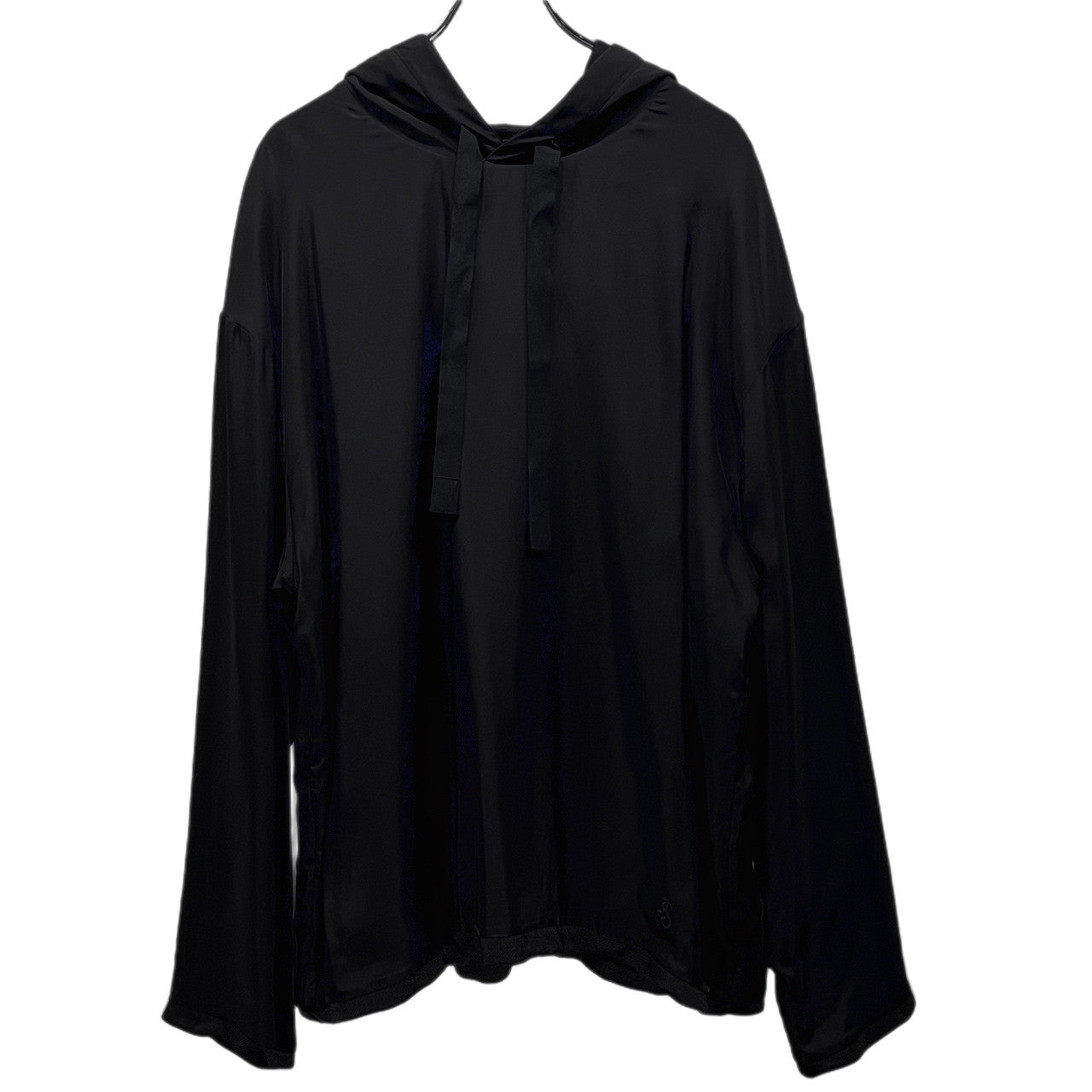 JIL SANDER 24SS SWEAT SHIRT W HOODIE ロゴ刺繍レーヨンプルオーバーフーディ パーカー ジャケット トップス アウター ジルサンダー メンズ
