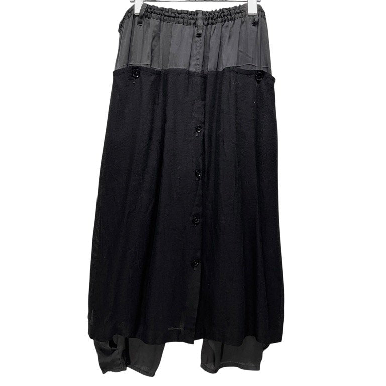 Yohji Yamamoto Pour Homme 14SS キュプラレーヨン切替クロップドラップパンツ LOOK 8 Archive ボトムス ヨウジヤマモトプールオム メンズ