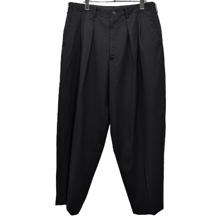Y's for men ウールギャバジン2タックワイドテーパードスラックス パンツ トラウザーズ ボトムス Yohji Yamamoto Pour Homme ワイズフォーメン ヨウジヤマモトプールオム メンズ
